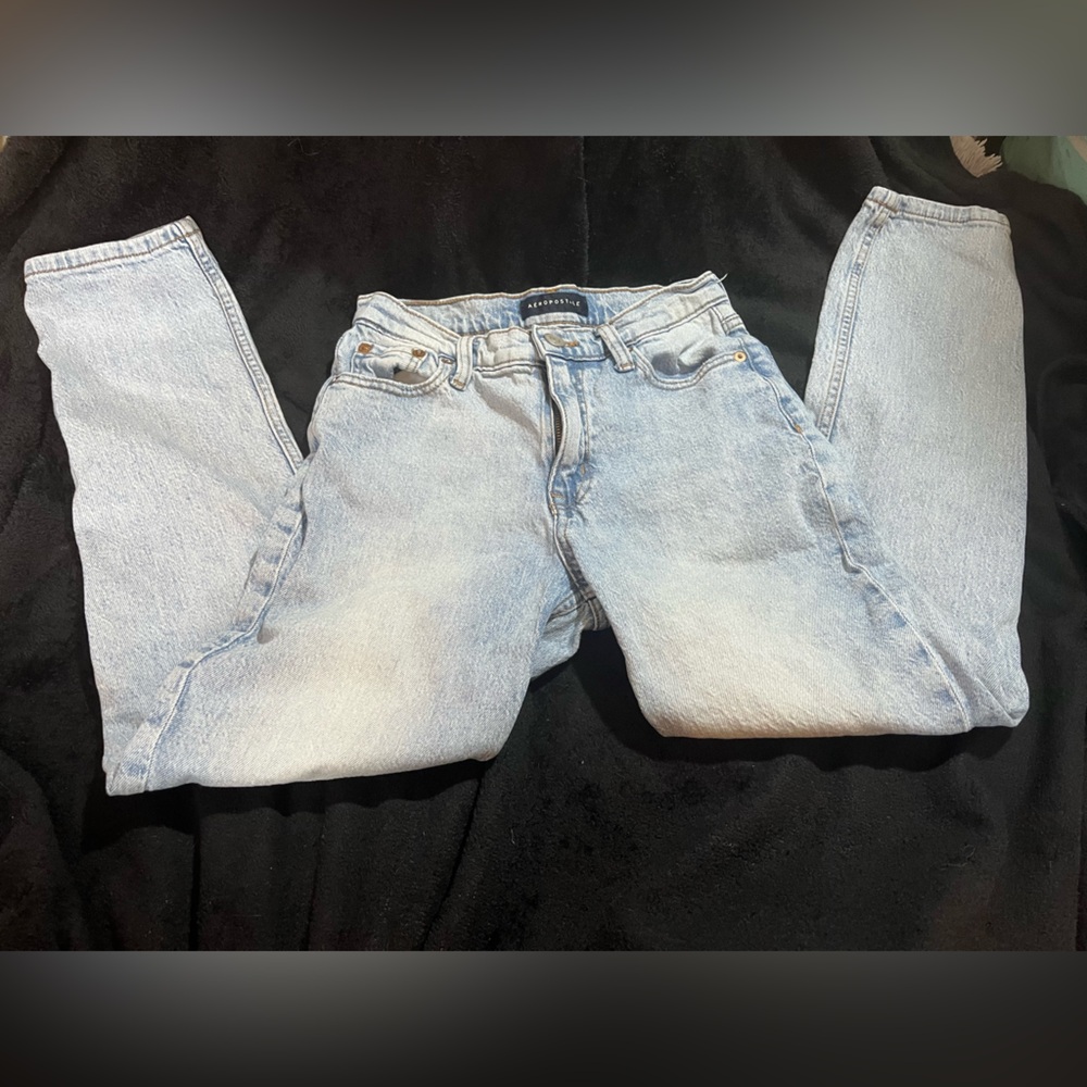 Aeropostale Light Blue Mom Jeans